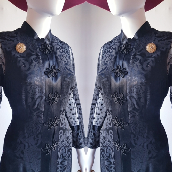 Large Vintage Oriental Vest ✨ - Picture 4 of 13